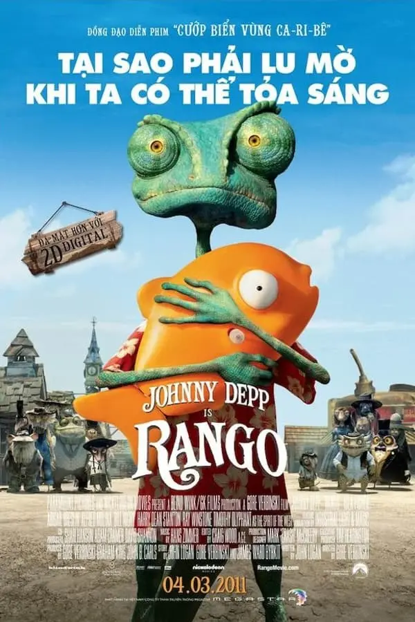 Rango: Tắc Kè Nhát Gan Full