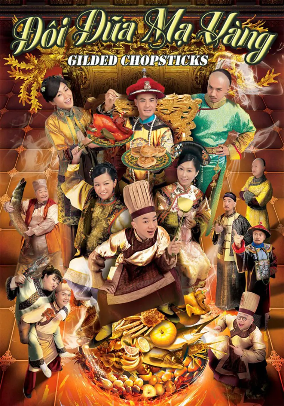 Đôi Đũa Mạ Vàng  01