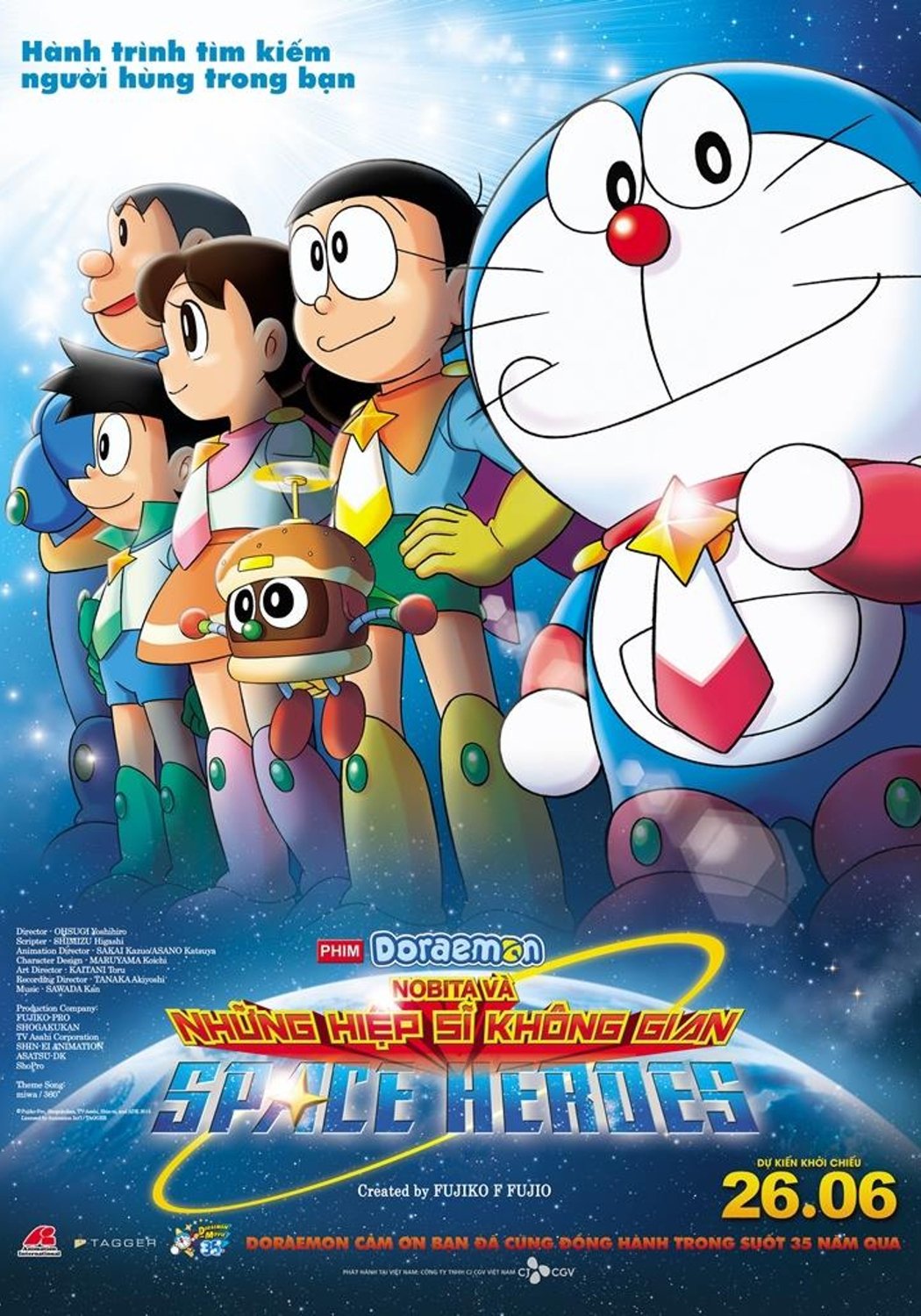 Doraemon: Nobita Và Những Hiệp Sĩ Không Gian Full