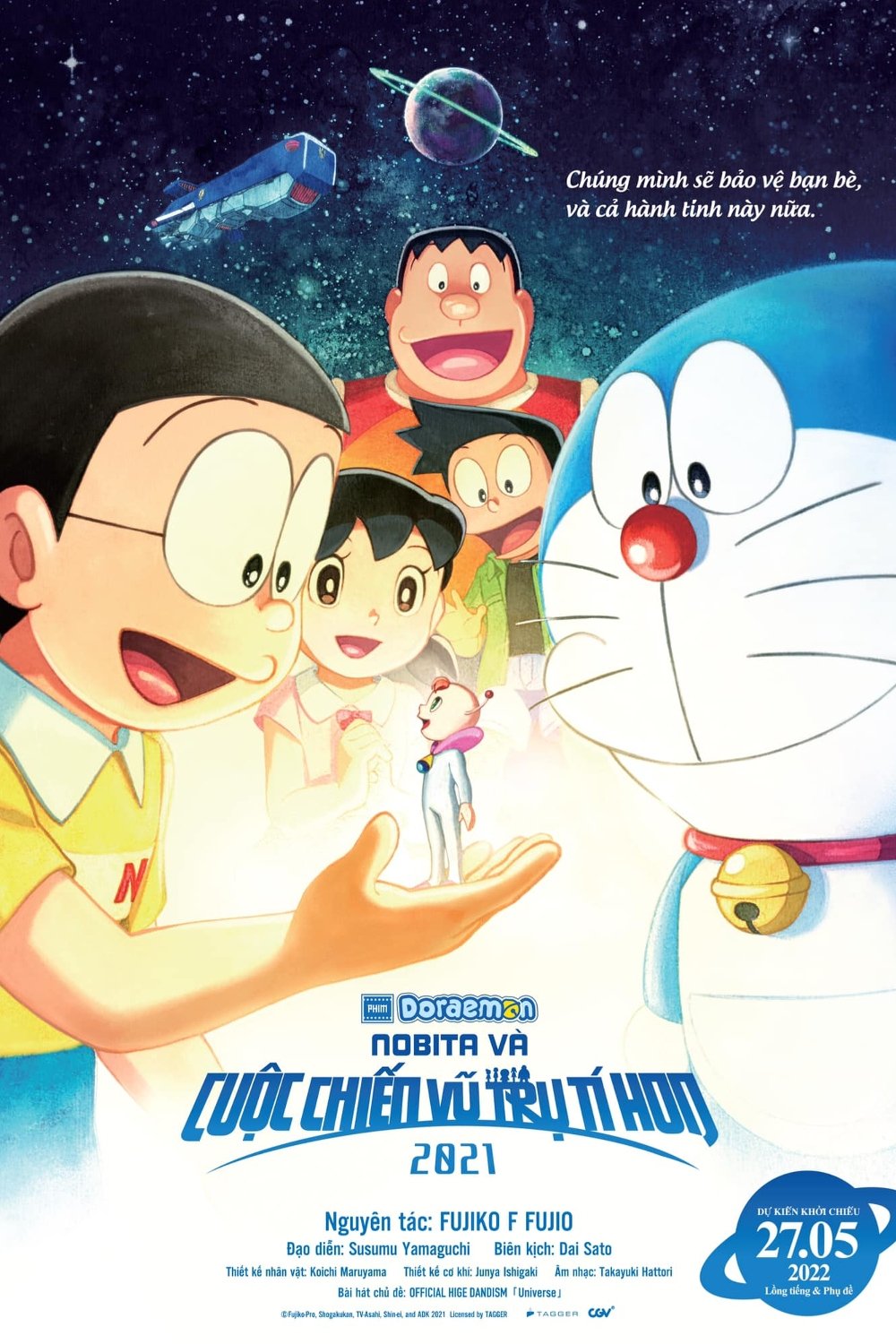 Doraemon: Nobita Và Cuộc Chiến Vũ Trụ Tí Hon Full